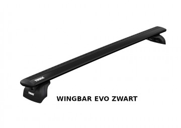 Complete set wingbar evo zwart plus